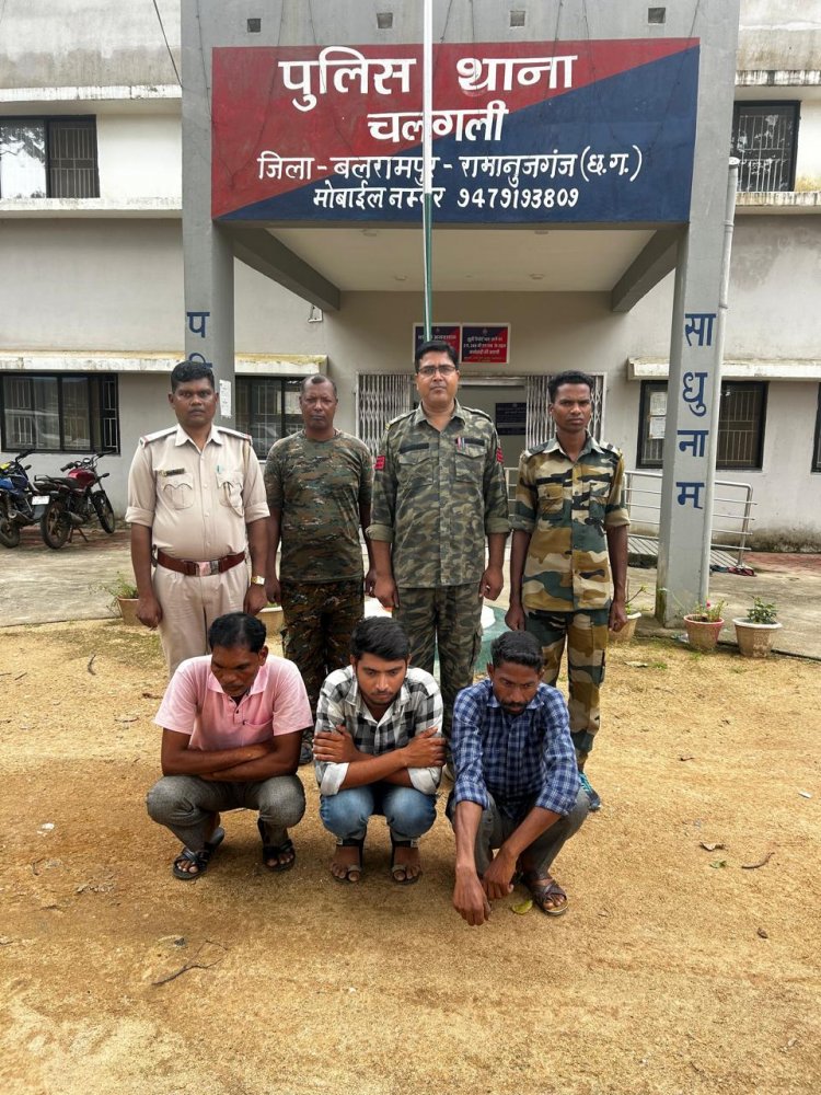 29 एकड़ जमीन का फर्जी पट्‌टा बनाने वाले तीन आरोपी सलाखों के पीछे