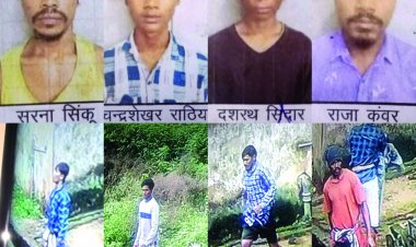 जेल की दीवार फांदकर भागे रेप के 4 आरोपी