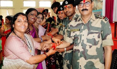 बहनों ने बीएसएफ जवानों को बांधी राखी | सम्मान, स्नेह और राष्ट्रभक्ति का दिखा अनुपम संगम