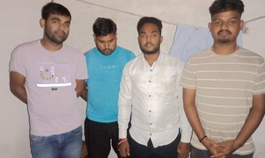 भिलाई में जुआ खेलते चार गिरफ्तार