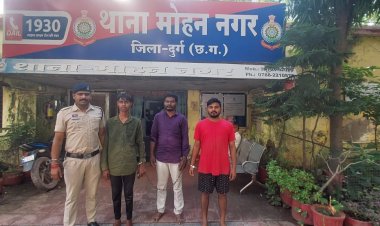 धारदार चाकू से दहशत फैलाने वाले चार आरोपियों को पुलिस ने भेजा जेल