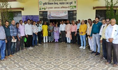 कृषि विज्ञान केन्द्र पाहंदा में भगवान बलराम जयंती पर किसान दिवस का आयोजन