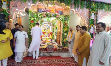 विधायक ललित चंद्राकर ने श्रीराम की पूजा कर प्रदेशवासियों के कल्याण की कामना की