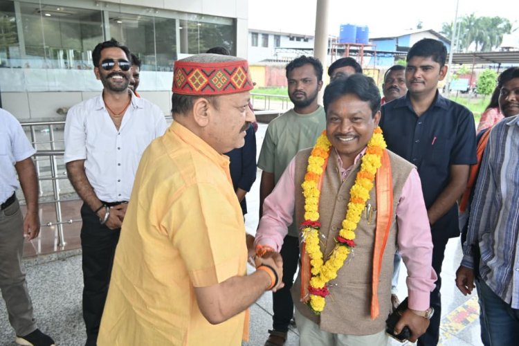 सांसद महेश कश्यप का जगदलपुर में भव्य स्वागत