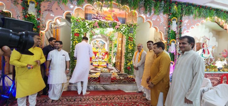विधायक ललित चंद्राकर ने श्रीराम की पूजा कर प्रदेशवासियों के कल्याण की कामना की