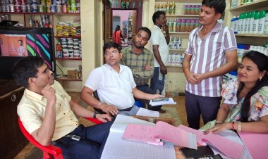 राठी रासायनिक खाद भण्डार में भारी गड़बड़ी