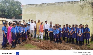 कृष्णा नगर शासकीय विद्यालय में अतिरिक्त कक्ष निर्माण हेतु भूमि पूजन सम्पन्न