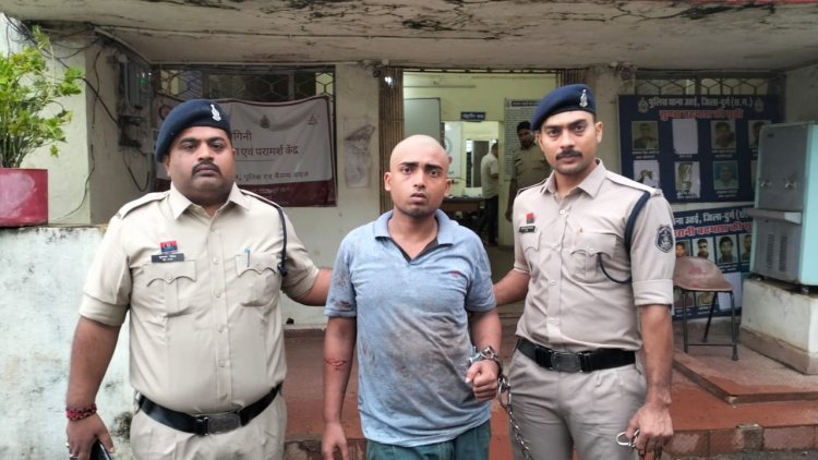 आपसी विवाद में पत्नी सहित ससुराल वालों पर चाकू से जानलेवा हमला, पति पुलिस गिरफ्त में