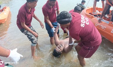 शिवनाथ नदी में डूबे युवक का SDRF ने किया रेस्क्यू, शव बरामद