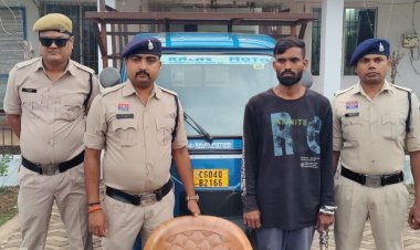 सुने घर में चोरी करने वाला आरोपी पकड़ा गया, 3.02 लाख रुपए का सामान जब्त