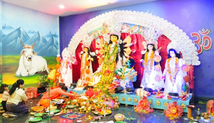 वैशालीनगर कालीबाड़ी में नवमीं पर हवन-पूजन और सांस्कृतिक कार्यक्रम, दशमीं पर होगा सिंदूर उत्सव