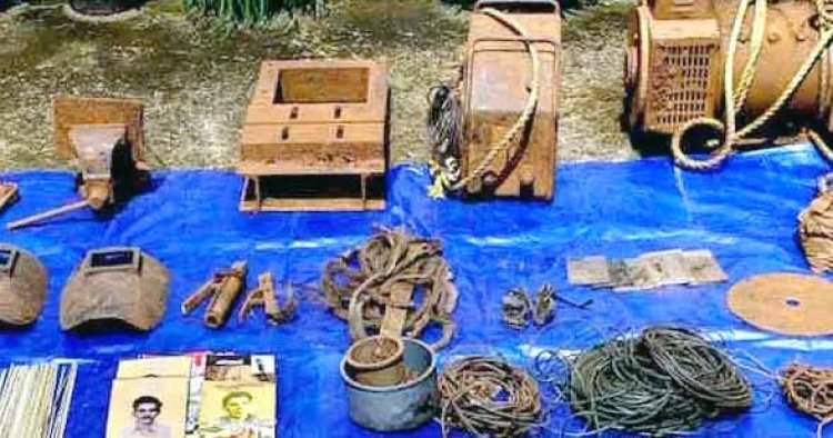नक्सलियों की गुप्त बंदूक फैक्ट्री का भंडाफोड़, भारी मात्रा में हथियार और विस्फोटक बरामद