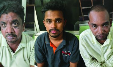 सट्टा के अड्डे पर रेड, तीन आरोपी गिरफ्तार