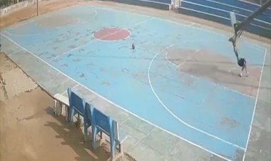 VIDEO प्रैक्टिस के दौरान गिरा बास्केटबॉल पोल, 16 वर्षीय नेशनल खिलाड़ी की मौत