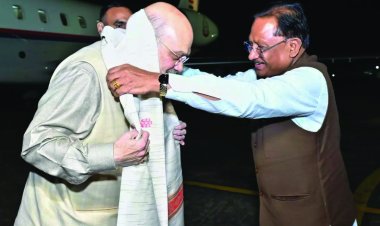 रायपुर में आज DG-IG सम्मेलन: अमित शाह पहुंचे, मोदी और NSA भी करेंगे शिरकत