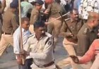 दुर्ग में जमीन मूल्यवृद्धि के खिलाफ बवाल, प्रदर्शनकारियों पर लाठीचार्ज, कई पुलिस कर्मी भी हुए घायल