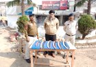 अवैध हथियार बेचने वाले पर दुर्ग पुलिस की कार्रवाई, 6 तलवारें जब्त