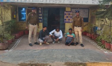 स्टेशन क्षेत्र में नशीली टैबलेट बेचने वाले तीन आरोपी गिरफ्तार