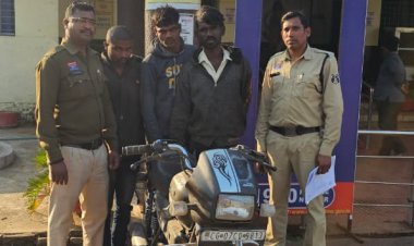 अहिवारा फाटक से चोरी हुई बाइक बरामद, नंदनी नगर पुलिस ने तीन आरोपियों को पकड़ा