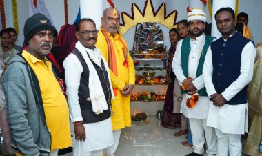 गुरु घासीदास के आदर्शों पर चलकर ही एक सशक्त, शिक्षित और समृद्ध समाज का निर्माण संभव है-विधायक ललित चंद्राकर 