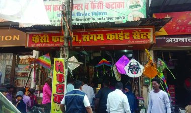 पतंग दुकानों पर छापामार कार्रवाई, तीन दुकानों से डेढ़ से दो किलो तक प्रतिबंधित चाइनीज मांझा जब्त