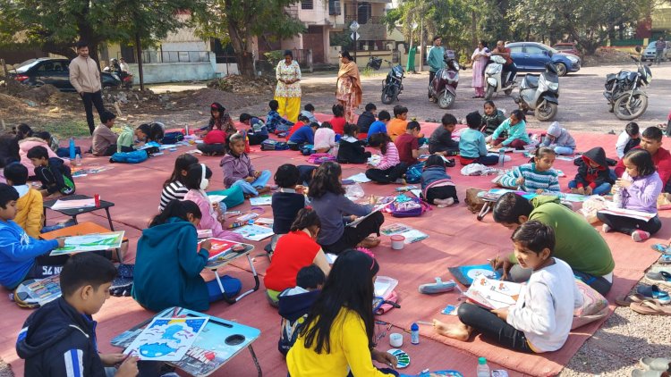 बीबीएस की ड्राइंग प्रतियोगिता में 600 बच्चों ने दिखाई रचनात्मकता, विजेताओं के नाम घोषित