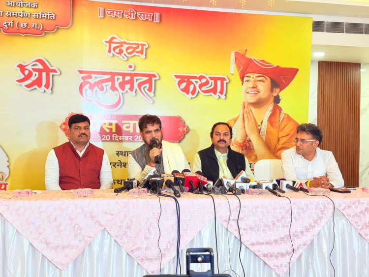 श्री हनुमंत कथा की तैयारियां तेज, जयंती स्टेडियम के पास दिन-रात चल रहा कार्य