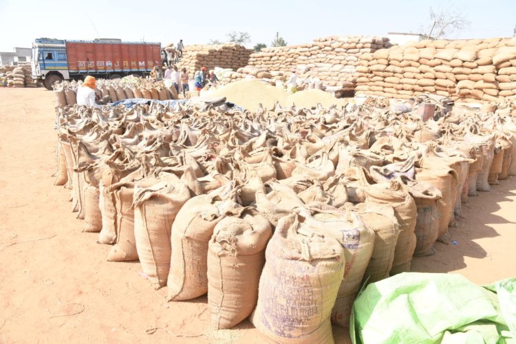 दुर्ग जिले में अब तक 2,57,796.52 मे. टन धान की हुई खरीदी, किसानों को 54,096.16 लाख रुपए का ऑनलाईन भुगतान