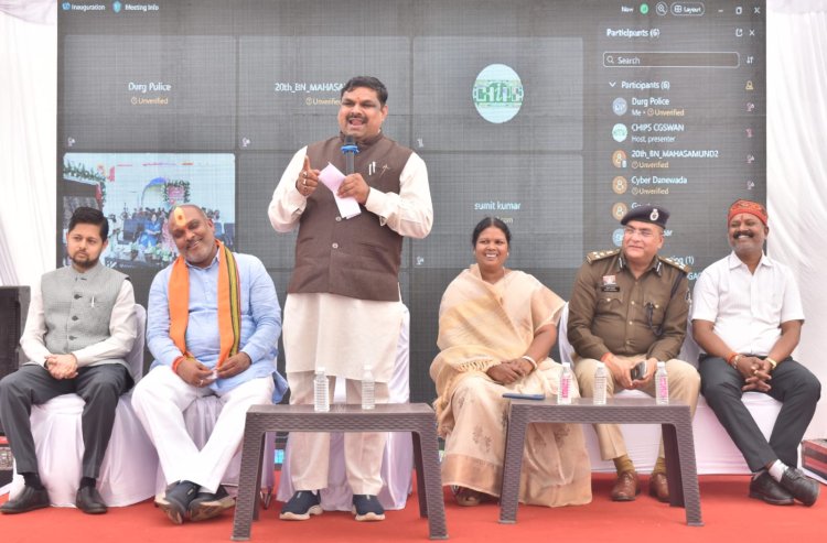 CM विष्णुदेव साय ने दुर्ग में पुलिस आवास व भवनों का किया वर्चुअल उद्घाटन