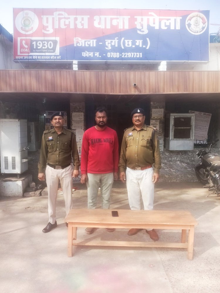 जेना स्माल फाइनेंस बैंक के खाते में  साइबर ठगी के 12.78 लाख रुपये की लेनदेन, भिलाई में पकड़ा गया युवक