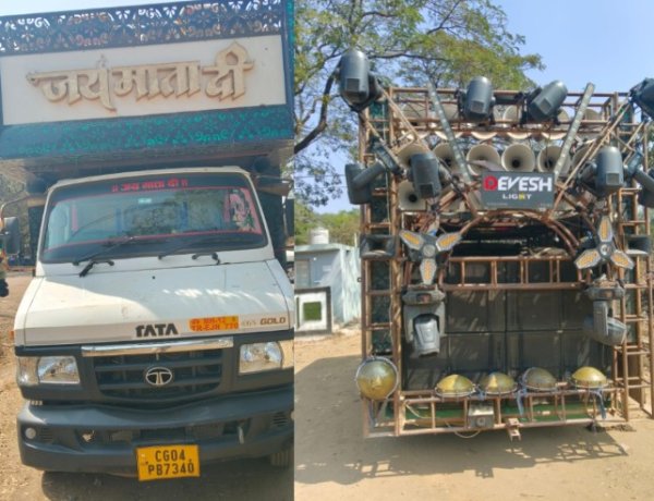 भिलाई में बिना अनुमति डीजे बजाना पड़ा भारी, पुलिस ने वाहन समेत सिस्टम किया जब्त