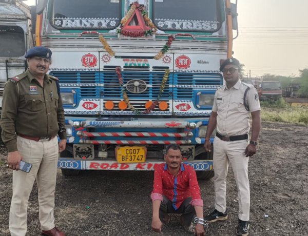 रसमड़ा चौक पर दर्दनाक हादसा: ट्रक की टक्कर से युवक की मौत, चालक गिरफ्तार