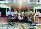 शिकार गिरोह का भंडाफोड़, बाघ-तेंदुए की खाल के साथ 8 आरोपी गिरफ्तार