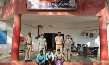 झारखंड से नशीले इंजेक्शन छत्तीसगढ़ ला रहे तीन तस्कर गिरफ्तार, कुसमी पुलिस की कार्रवाई