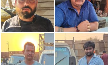 दुर्ग पुलिस की बड़ी कार्रवाई: अवैध स्क्रैप कारोबार पर छापा, 60 टन लोहे का कबाड़ और कई वाहन जब्त, 9 लाेगों पर कार्रवाई