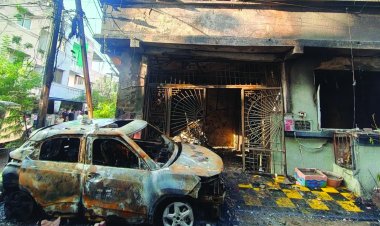 चार्जिंग के दौरान इलेक्ट्रिक कार में आग, सिलेंडर ब्लास्ट से 6 की मौत, 3 गंभीर