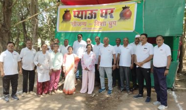 दिशा के सार्वजनिक प्याऊ का शुभारंभ, डोंगरगढ़ पदयात्रियों व राहगीरों को मिलेगी राहत