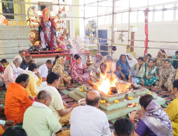 तीर्थराज देवी निकुंभला मंदिर, जय शक्ति आश्रम में दुर्गा महायज्ञ का समापन