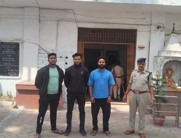 खुर्सीपार गैस एजेंसी में बाउंसरों की दबंगई: लाइन विवाद में ग्राहकों से मारपीट, 3 पर कार्रवाई