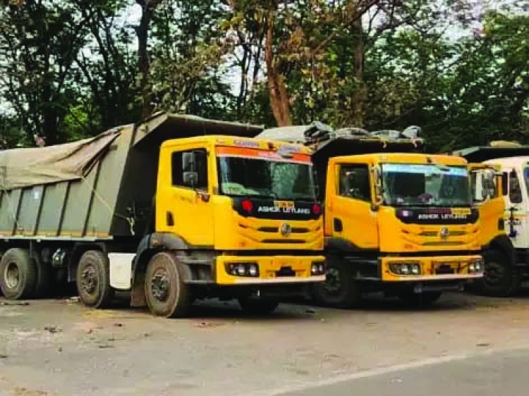 अवैध खनन पर सख्ती: एक हफ्ते में 27 वाहन जब्त, रेत से भरे ट्रैक्टर–हाईवा पकड़े गए
