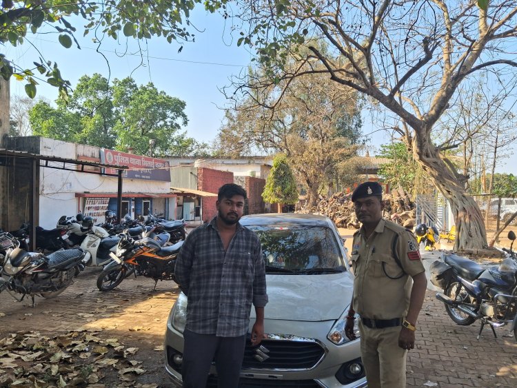 सिविक सेंटर में तेज रफ्तार कार पर कार्रवाई, होली से पहले भिलाई नगर पुलिस का विशेष चेकिंग अभियान