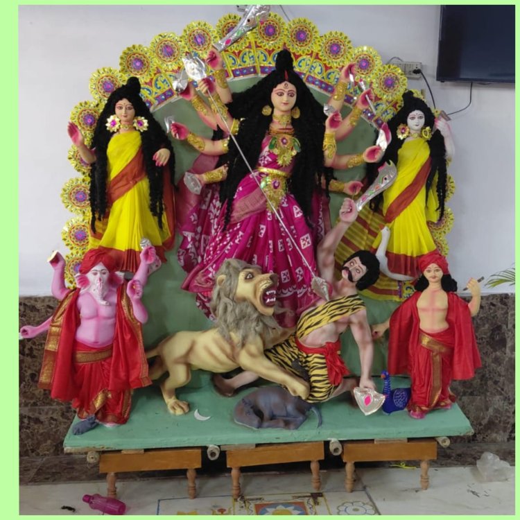 हुडको कालीबाड़ी में बासंती पूजा की तैयारी पूरी, आज से होंगे भव्य आयोजन