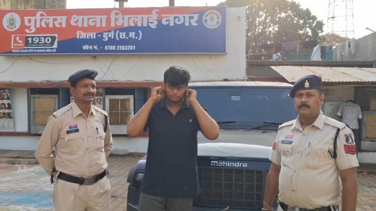 लापरवाही से कार चलाना पड़ा भारी, 20 साल का चालक गिरफ्तार, कार जप्त