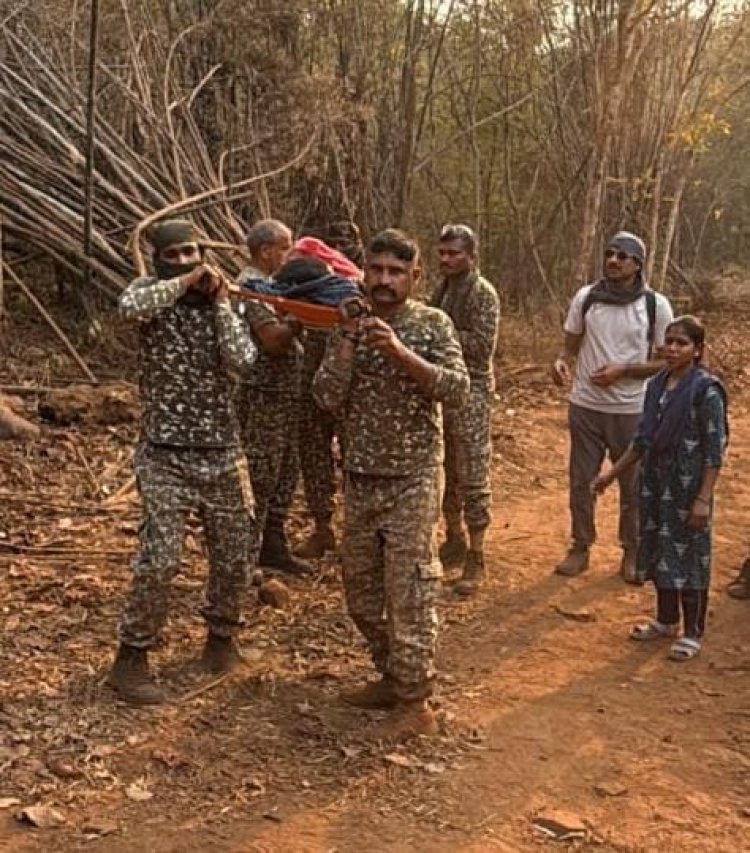 जंगल के बीच जिंदगी की जंग जीती: ITBP जवानों ने गर्भवती महिला को 5 किमी स्ट्रेचर से पहुंचाया अस्पताल, मां और नवजात दोनों सुरक्षित