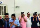 कंस्ट्रक्शन ऑफिस में जुआ फड़, 9 जुआरी गिरफ्तार, लकदी सहित 45 लाख से ज्यादा का सामान जब्त