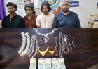 चोरी का फरार आरोपी गिरफ्तार, सोने-चांदी के जेवर और नकदी सहित कुल 14.77 लाख की संपत्ति जब्त