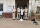 लाखों रुपए के गांजा समेत खुर्सीपार में युवक गिरफ्तार