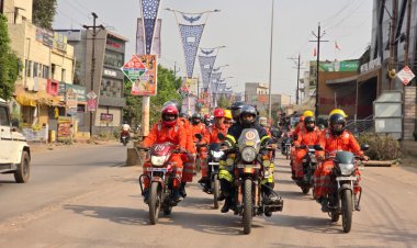 अग्निशमन दिवस पर निकाली जागरूकता रैली