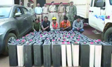 मोबाइल टावर बैटरी चोरी का बड़ा खुलासा: अंतर्राज्यीय गिरोह पकड़ा, टेलीकॉम कर्मचारी भी शामिल