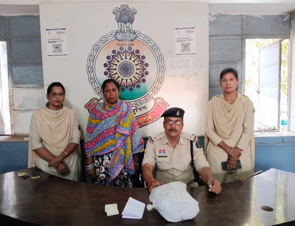 भिलाई में गांजा बेचती महिला गिरफ्तार, 1.13 किलो मादक पदार्थ जब्त